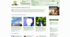 Desktop Screenshot of ecofinancing.co.uk